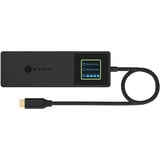 ICY BOX IB-DK4038-LCD, Docking station antracit