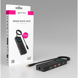 ICY BOX IB-DK4038-LCD, Docking station antracit