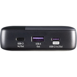 Intenso Powerbank HE25000, Power Bank grå/Sort