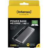 Intenso Powerbank HE25000, Power Bank grå/Sort