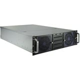 Inter-Tech 3U-30765, Server boliger Sort