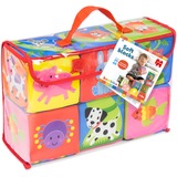 Jumbo Soft blocks, Færdighedsspil Dreng/Pige, 0,5 År, animals, 6 stk, Plast