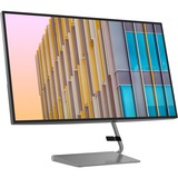 Lenovo Q27h-10 68,6 cm (27") 2560 x 1440 pixel Quad HD LED Grå, LED-skærm Sort/grå, 68,6 cm (27"), 2560 x 1440 pixel, Quad HD, LED, 6 ms, Grå