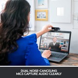 Logitech BRIO STREAM webcam 4096 x 21060 pixel USB 3.2 Gen 1 (3.1 Gen 1) Sort Sort, 4096 x 21060 pixel, 60 fps, 1080p, USB 3.2 Gen 1 (3.1 Gen 1), Sort, Klip