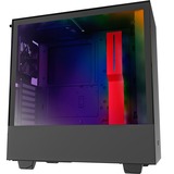 NZXT H510i Midi Tower Sort, Rød, Towerkabinet Sort/Rød, Midi Tower, PC, Sort, Rød, ATX, micro ATX, Mini-ATX, SGCC, Stål, Hærdet glas, 16,5 cm
