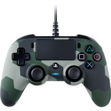 Nacon Wired Compact Camouflage USB Gamepad Analog/digital PC, PlayStation 4 camouflage/Grøn, Gamepad, PC, PlayStation 4, Analog/digital, Ledningsført, USB, USB Type-A