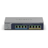 Netgear MS108TUP Ikke administreret L2 2.5G Ethernet (100/1000/2500) Strøm over Ethernet (PoE) Grå, Switch grå, Ikke administreret, L2, 2.5G Ethernet (100/1000/2500), Strøm over Ethernet (PoE)