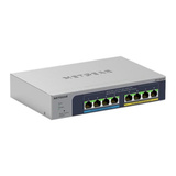 Netgear MS108TUP Ikke administreret L2 2.5G Ethernet (100/1000/2500) Strøm over Ethernet (PoE) Grå, Switch grå, Ikke administreret, L2, 2.5G Ethernet (100/1000/2500), Strøm over Ethernet (PoE)