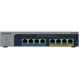 Netgear MS108TUP Ikke administreret L2 2.5G Ethernet (100/1000/2500) Strøm over Ethernet (PoE) Grå, Switch grå, Ikke administreret, L2, 2.5G Ethernet (100/1000/2500), Strøm over Ethernet (PoE)