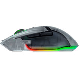 Razer Basilisk V3 Pro 35K - Phantom White Edition, Gaming mus Hvid/gennemsigtig