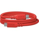 Rode Microphones USB 3.2 Gen1 Kabel SC27-R red, USB-C Stecker > USB-C Stecker Rød