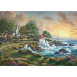 Schmidt Spiele Thomas Kinkade Studios: Perle ved Havet, Puslespil 