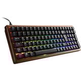 Sharkoon Gaming-tastatur træ/Sort, DE-layout, Gateron G Pro 3.0 Yellow