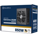 SilverStone SST-EX850R-PM 850W, PC strømforsyning Sort