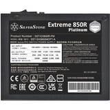 SilverStone SST-EX850R-PM 850W, PC strømforsyning Sort