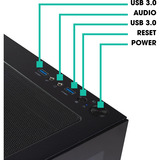 Thermaltake LCGS00001, Gaming PC Sort/træ