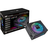 Thermaltake Toughpower PF1 enhed til strømforsyning 850 W 24-pin ATX Sort, PC strømforsyning Sort, 850 W, 100 - 240 V, 1020 W, 50/60 Hz, 12 A, Aktiv