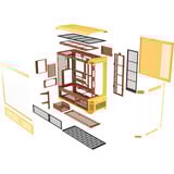 Thermaltake View 600 TG Butter Caramel, Store towerkabinet Gul