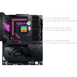 Alphacool Apex Monoblock ROG STRIX X870-F Gaming WIFI (AM5), Vandkøling Sort