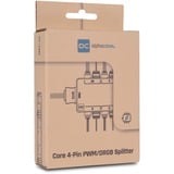 Alphacool Core 6x 4-Pin PWM/DRGB Splitter, Fan kontrol Sort