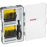 Bosch Skruetrækkersæt med håndtag, 1/4", 37 dele, Bit sæt 