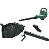 Bosch Universal GardenTidy 2300 2300 W, Løvblæsere VAC/suger Grøn/Sort, Håndholdt blæser, 185 km/t, 285 km/t, 576 m³/t, 45 L, 12:1
