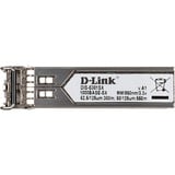 D-Link DIS‑S301SX modul til netværksmodtager Fiberoptisk 1000 Mbit/s mini-GBIC, Transceiver Fiberoptisk, 1000 Mbit/s, mini-GBIC, SFP, SX, 550 m