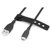 Digitus USB 2.0 silikone tilslutningskabel USB-A > USB-C Sort