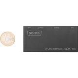 Digitus Ultra Slim HDMI Splitter, 1x2, 4K / 60 Hz Sort