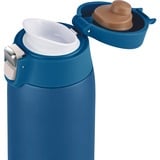 Emsa Light Mug 400 ml Blå, Thermo mug mørkeblå, Blå, Rustfrit stål, Polypropylen (PP), 400 ml, 6,6 cm, 196 mm