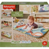 Fisher-Price Planet Friends Tumlepanda-legemåtte, Spillemåtte Baby legemåtte, Stof, Plast, Flerfarvet