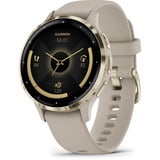 Garmin Venu 3S, SmartWatch Beige/Guld