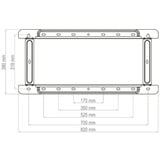 HAGOR BrackIT XXL HD II, Wall Mount Sort