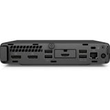 HP ProDesk 600 G4 MP Renoveret, Mini-PC Sort/Sølv