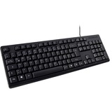 K-118 tastatur USB QWERTZ Tysk Sort