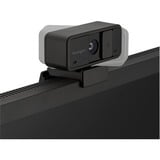 Kensington W1050 1080p vidvinkel-webcam med fast fokus Sort, 3 MP, 1920 x 1080 pixel, Fuld HD, 30 fps, 1080p, 2x