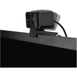 Kensington W1050 1080p vidvinkel-webcam med fast fokus Sort, 3 MP, 1920 x 1080 pixel, Fuld HD, 30 fps, 1080p, 2x