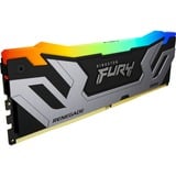 Kingston FURY FURY 24 GB 8400 MT/s DDR5 CL40 DIMM Renegade RGB, sølv XMP, Hukommelse Sølv/Sort, sølv XMP, 24 GB, 1 x 24 GB, DDR5, 288-pin DIMM