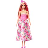 Mattel A Touch of Magic Barbie-havfruedukker med farverigt hår, haler og pandebåndstilbehør Pink, haler og pandebåndstilbehør, Mode dukke, Hunstik, 3 År, Pige, 310 mm, 120 g
