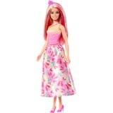 Mattel A Touch of Magic Barbie-havfruedukker med farverigt hår, haler og pandebåndstilbehør Pink, haler og pandebåndstilbehør, Mode dukke, Hunstik, 3 År, Pige, 310 mm, 120 g