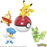 Mattel Pokémon -team fra Paldea-regionen, Bygge legetøj Byggesæt, 6 År, Plast, 79 stk, 172,4 g