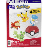 Mattel Pokémon -team fra Paldea-regionen, Bygge legetøj Byggesæt, 6 År, Plast, 79 stk, 172,4 g