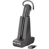 Plantronics Savi 8240 UC Headset Ørekrog Sort Sort, Headset, Ørekrog, Kontor/Callcenter, Sort, Trådløs, Intraaural