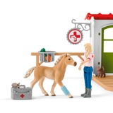 Schleich Veterinarian practice with pets, Spil figur Farm, 3 År, Flerfarvet