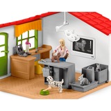 Schleich Veterinarian practice with pets, Spil figur Farm, 3 År, Flerfarvet