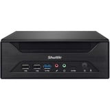 Shuttle XPC slim XH610, Barebone Sort