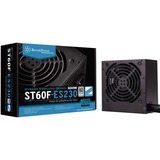 SilverStone ST60F-ES230 enhed til strømforsyning 600 W 20+4 pin ATX ATX Sort, PC strømforsyning Sort, 600 W, 180 - 264 V, 47 - 63 Hz, 4.5 A, Aktiv, 120 W