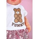 ZAPF Creation BABY born Glam Outfit 43cm, Dukke tilbehør BABY born Glam Outfit 43cm, Dukketøjsæt, 3 År