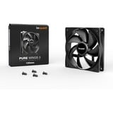 be quiet! Pure Wings 3 120mm, Sag fan Sort