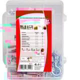 fischer Flyttekasse DUOPOWER 6,8, Dyvel Lys grå/Rød